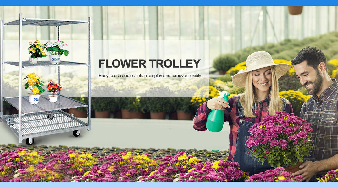 Danish Flower Trolley