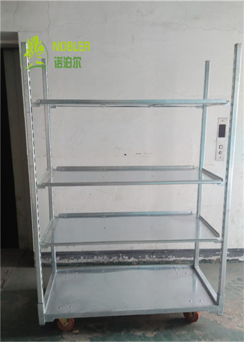 Move Pot Danish Trolley Shelves Plants Full Galvanised 1350*565*1900 mm