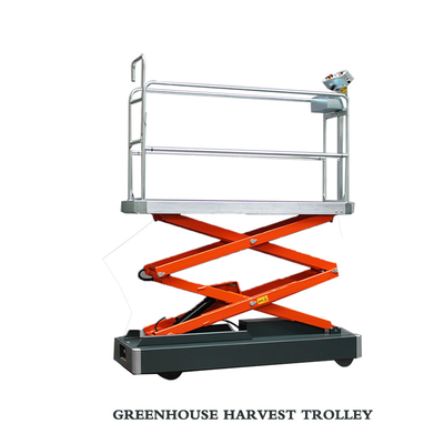Metal Greenhouse Lifting Car Agricultural Picking Car Vegetable Automatic Lifting