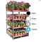 Danish Decorative Flower Cart  Shelves Shipping Pallet Racks 40*48*72 Inch