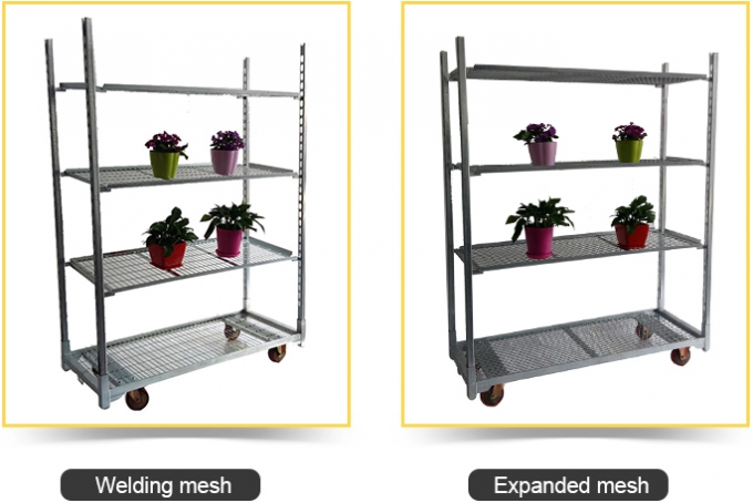 Shelf Racks CC Flower Trolley Gardening Transport Cart 1250*1350*1260 mm