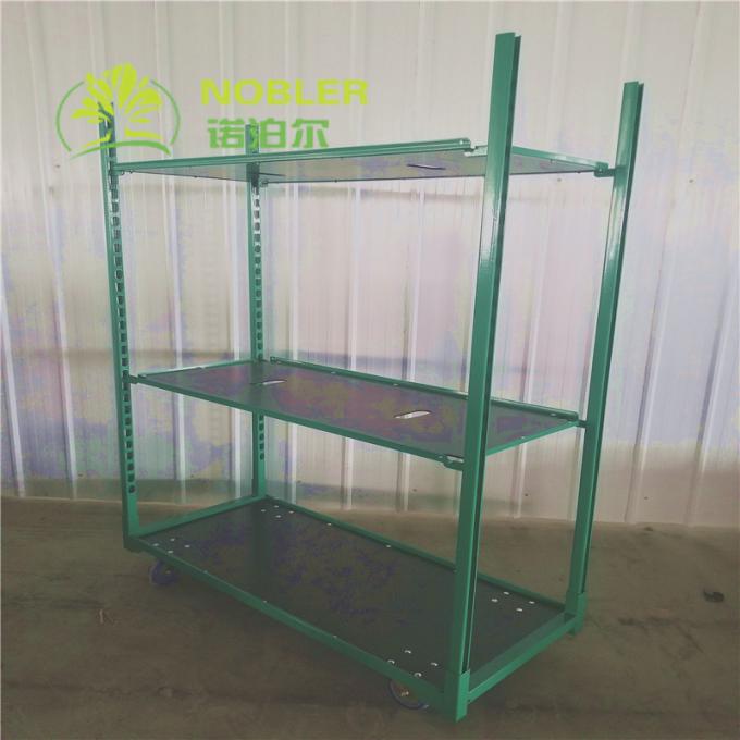 1900mm Powder Coated Steel Danish Cart Flower CC Racks