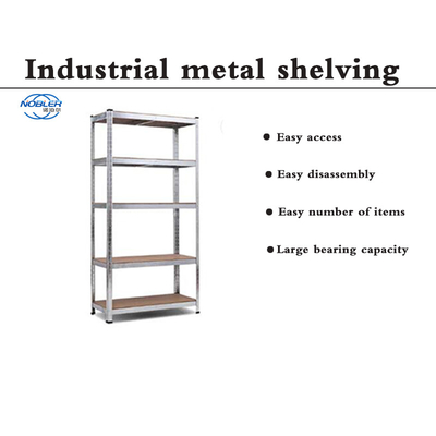 Large Bearing Capacity Industrial Metal Shelving Easy Disassembly