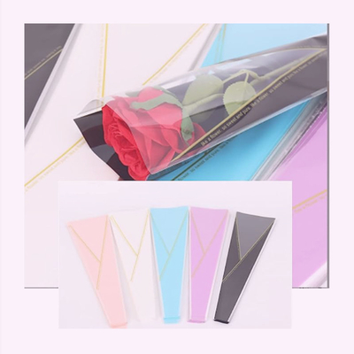 Transparent Multi Specification Flower Bouquet Sleeves For Flower Vegetable Packaging