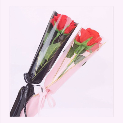 Transparent Multi Specification Flower Bouquet Sleeves For Flower Vegetable Packaging