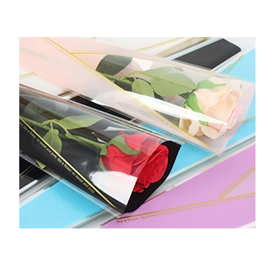 Transparent Multi Specification Flower Bouquet Sleeves For Flower Vegetable Packaging
