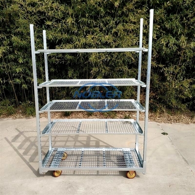 Flower Shipping Cart Flower Trolley Metal Flower Cart Easy to install