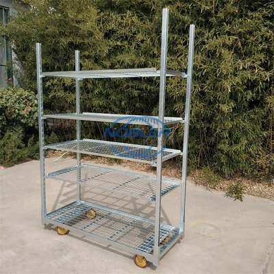Flower Shipping Cart Flower Trolley Metal Flower Cart Easy to install