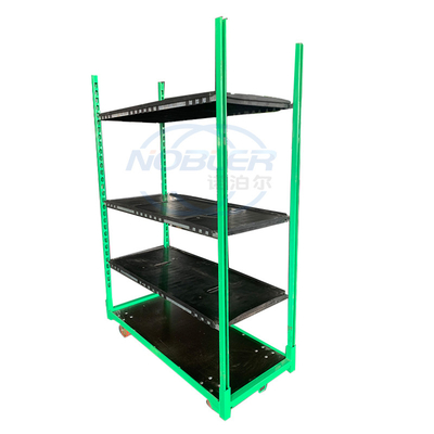 Modern Style 4 Wheels Danish Flower Trolley Easy Assembly L*W*H 135*56.5*190cm