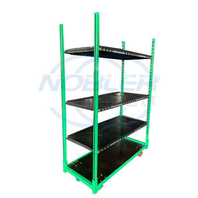 1350*565mm Scientific Desifn Rust Resistant And Durable Plywood Flower Trolley