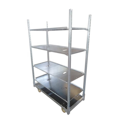 Hot Galvanized Zinc Danish Trolley For Planter Farmer Garden's Horticulture Products