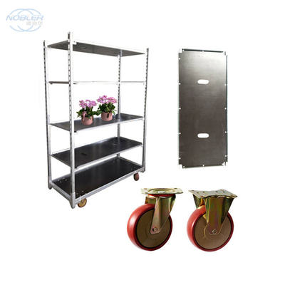 Hot Galvanized Zinc Danish Trolley For Planter Farmer Garden's Horticulture Products