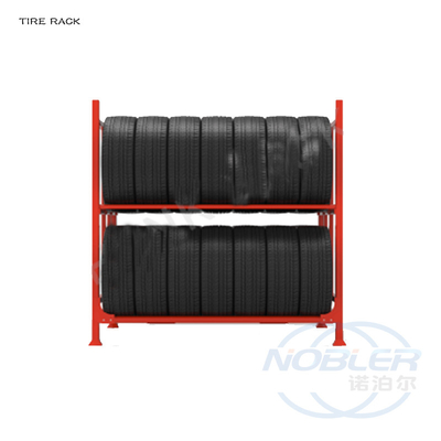 Heavy Duty Stacking Detachable Metal Tire Storage Rack System For Forklift