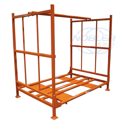 Heavy Duty Stacking Detachable Durable Metal Tire Rack Storage System For Forklift
