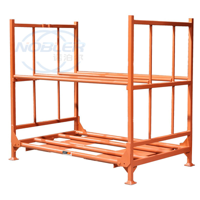 Heavy Duty Stacking Detachable Durable Metal Tire Rack Storage System For Forklift