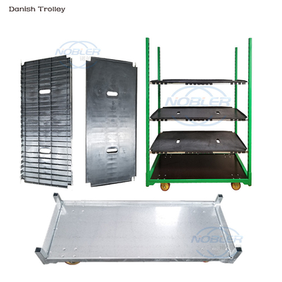 Indoor Danish Cart Easy To Assemble With 56cm Handle Length