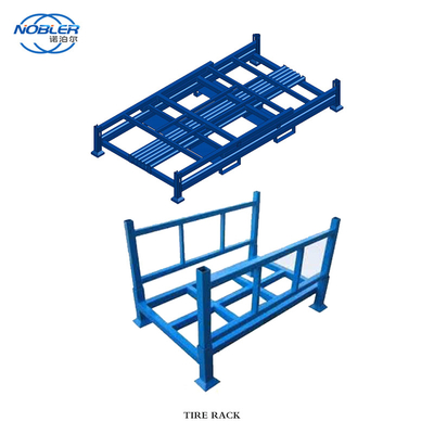 3000kg/Level Capacity Detachable Metal 4 Tire Storage Rack System For Forklift