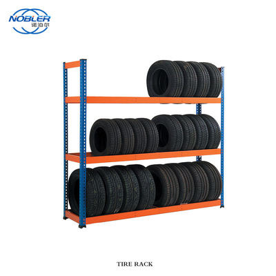 Customized Powder Coating Steel Pallet Tyre Rack Storage Stacking Truck Tire Rack