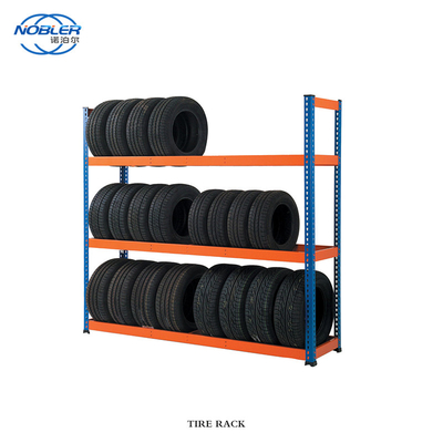 Customized Powder Coating Steel Pallet Tyre Rack Storage Stacking Truck Tire Rack