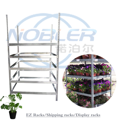 Boltless Rivet Storage Industrial Metal Shelving EZ Racks Folding Flower Racks