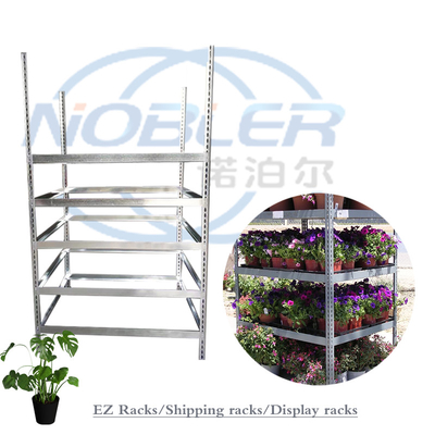 Strong And Durable Metal Boltless Rivet Storage Flower Rack Shelves 1320*1000mm