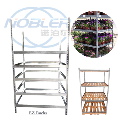 Strong And Durable Metal Boltless Rivet Storage Flower Rack Shelves 1320*1000mm