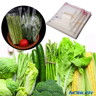 Opp Customized Transparent Vegetable Bags Multiple Specifications With Air Holes