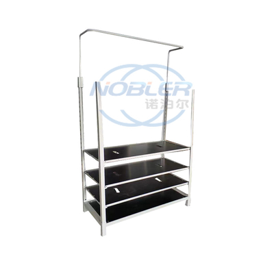 Foldable plywood flower display rack can be posted billboard height can be adjusted