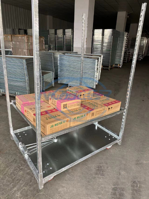 3 Shelves Danish Trolley Wire Mesh Greenhouse Transport Cart Flower Trolley