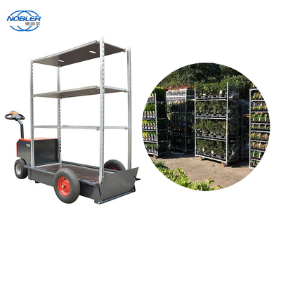 Standard Container 1350 * 565 * 1900mm Plywood Flower Trolley Convenient Storage