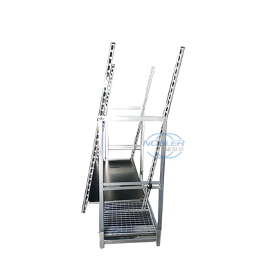 1350*565*1900mm Metal Mesh Type Dutch Flower Trolley Rust Proof