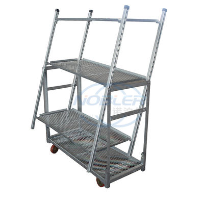 Rust Resistant Dutch Flower Trolley Offering 5 Inch TPR Heavy Duty Wheel and 400kg Load Capacity Ideal for Florist Shops
