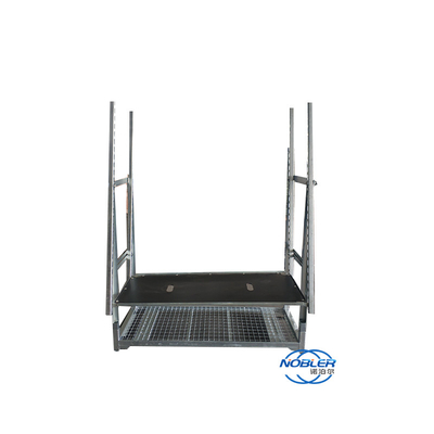 Danish Container 1350mm Standard Flower Trolley Folded And Installed For Quick Turnover