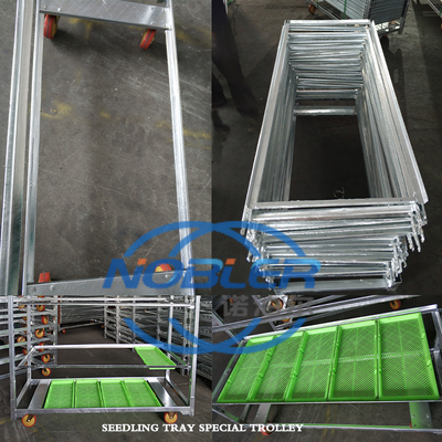 Removable Side Frame Danish Trolley Shelves Professional Flexible Design