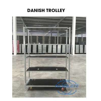 400kg Load Capacity Flower Trolley Versatile Cart Equipped with 25cm Shelf Height Supporting Heavy Loads in Horticulture