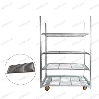 Handle Flower Danish Trolley Convenient Easy To Assemble