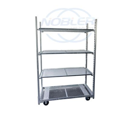 Hot Dip Galvanized Nursery Greenhouse Transport Garden Cc Danish Flower Trolleys