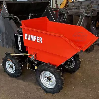 4 Speed 48V 20ah electric mini dump truck Load Capacity Of 300 Kg