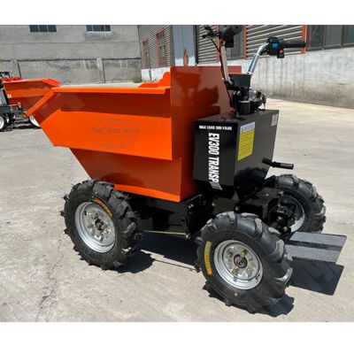 Wheeled electric mini dump truck Continuous Operation For 4 Hours
