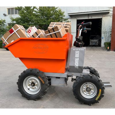 User Friendly Foldable Rear Pedal 300KG Electric Mini Dump Truck For Convenient And Labor Saving Operation