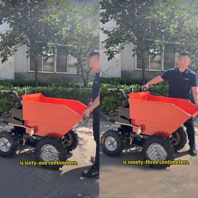 Four Speed Adjustable Electric Mini Dump Truck For Logistics