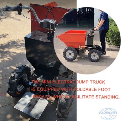 4 Tire Electric Mini Dumper Smooth And Quiet Operation