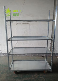 Metal Sheet Flower Trolley Size 1350*565*1900 Hot Dip Galvanizing Not Easy Rust