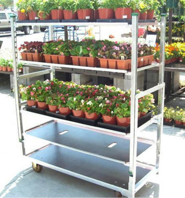 Flower Frame Seedling Cart Danish Plant Trolley Hot Galvanizing