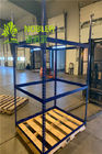 PU Wheel Q235 Display 1900mm Plywood Shelf CC Container