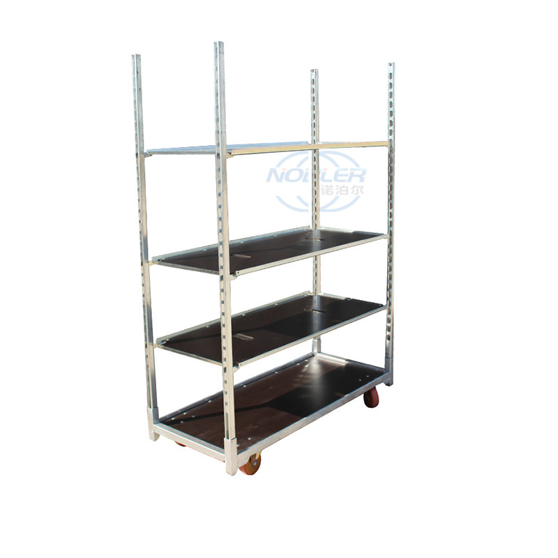 Flower Logistics Turnover Standard Danish Container Flower Trolley Plywood Material