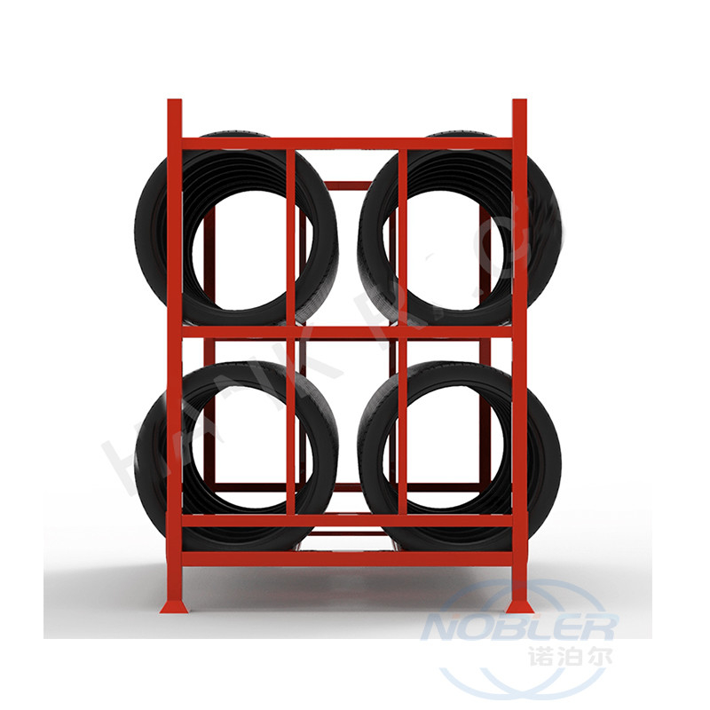 Oem Odm Steel Wheel Racks Car Tire Display Rack Stackable Motorcycle Spare Tyre Rack