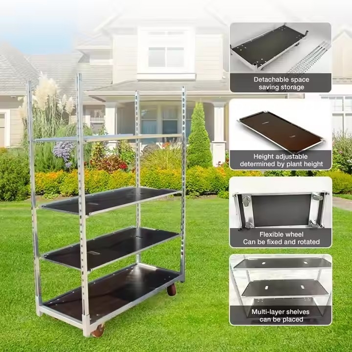 1350*565*1900cm Metal Danish Trolley Perfect For Heavy Load Storage And Transport