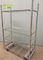 Galvanized Flower French Flower Cart  22*54*74.8 Inch For Growing