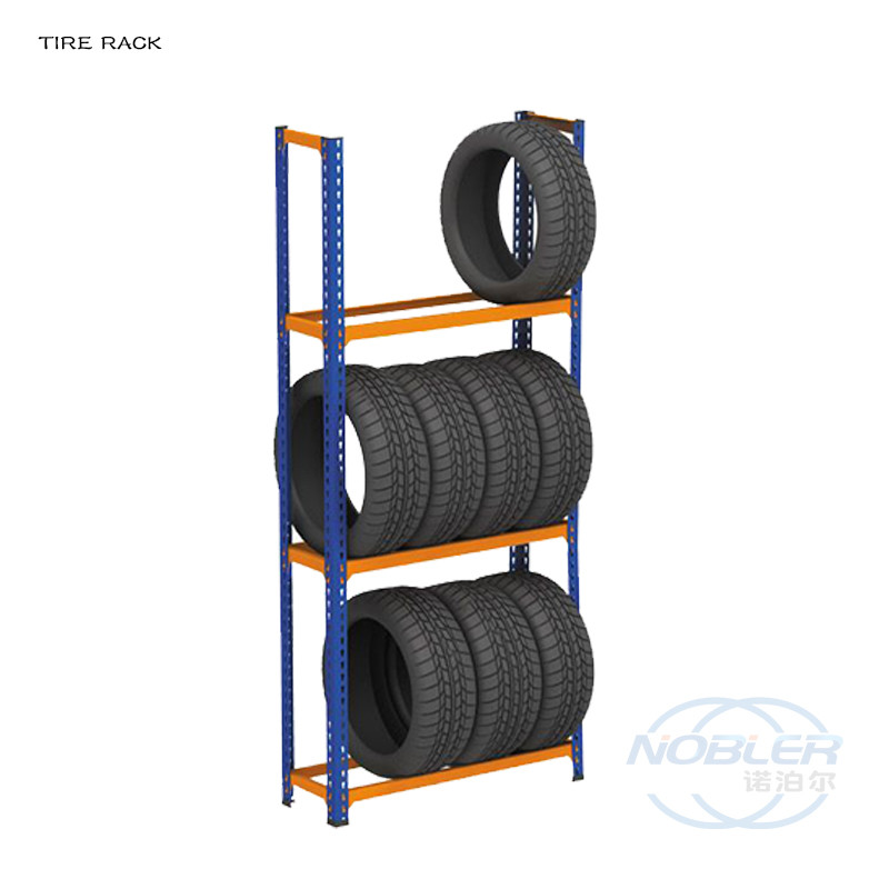 Oem Commercial Foldable Heavy Duty Truck Tire Rack For Tyre Storage
